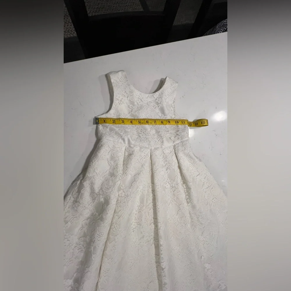 John Lewis Heirloom Collection Charlotte Lace Bridesmaid Dress, Ivory size 6